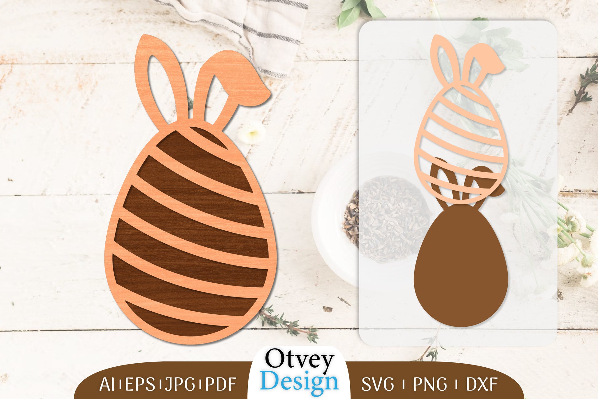 Easter Eggs Lasercut SVG Bundle 12 - CraftNest - Digital Crafting and Art