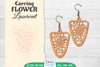 Earring Flower Lasercut SVG Bundle