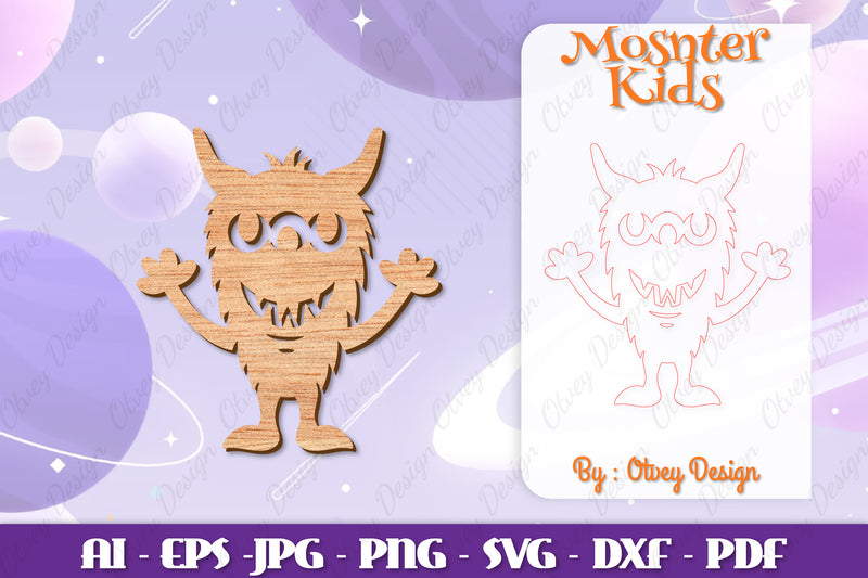 Cute Monster Designs SVG Bundle 15 - CraftNest - Digital Crafting and Art