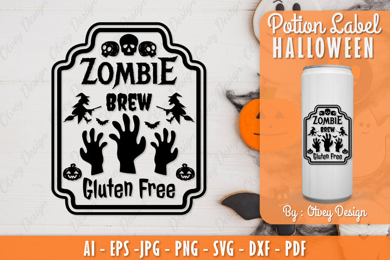 Halloween Potion Label SVG Bundle 20 - CraftNest - Digital Crafting and Art