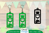 St Patrick's Day Earring Lasercut SVG Bundle