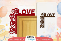 Door Corner Valentine Lasercut SVG Bundle 11 - CraftNest - Digital Crafting and Art