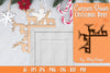 Christmas Deer Door Corner Lasercut SVG Bundle