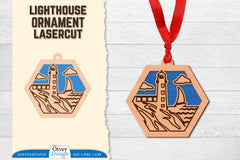 Lighthouse Lasercut Ornament SVG Bundle 48 - CraftNest - Digital Crafting and Art