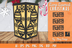 Christmas Lamp Lasercut SVG Bundle 30 - CraftNest - Digital Crafting and Art