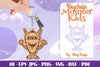 Monster Kids Keychain SVG Bundle