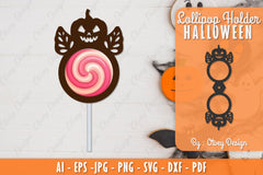 Halloween Lollipop Holder SVG Bundle 25 - CraftNest - Digital Crafting and Art