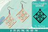 Snowflake Earring Lasercut SVG Bundle