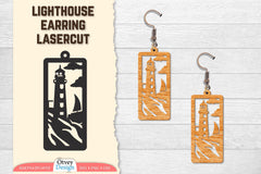 Lighthouse Earring Lasercut SVG Bundle 48 - CraftNest - Digital Crafting and Art