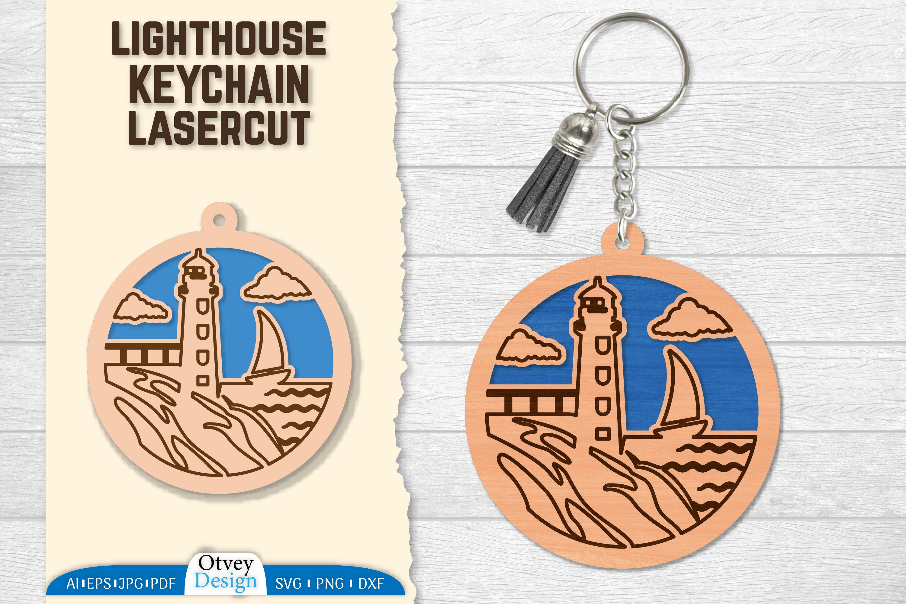 Lighthouse Lasercut Ornament SVG Bundle 14 - CraftNest - Digital Crafting and Art