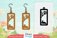 Earring Rabbit Lasercut SVG Bundle 72 - CraftNest - Digital Crafting and Art