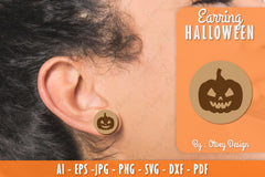Earring Halloween Lasercut SVG Bundle 87 - CraftNest - Digital Crafting and Art