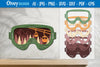 Mountain Scene Goggles Layered Lasercut SVG Bundle