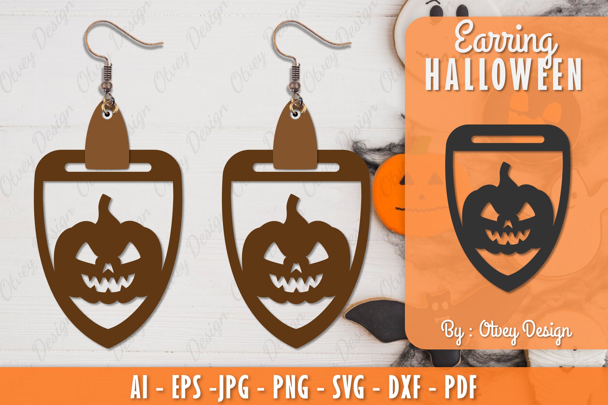 Earring Halloween Lasercut SVG Bundle 262 - CraftNest - Digital Crafting and Art