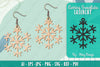 Snowflake Earring Lasercut SVG Bundle
