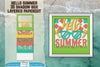 Hello Summer 3D Shadow Box Papercut SVG Bundle