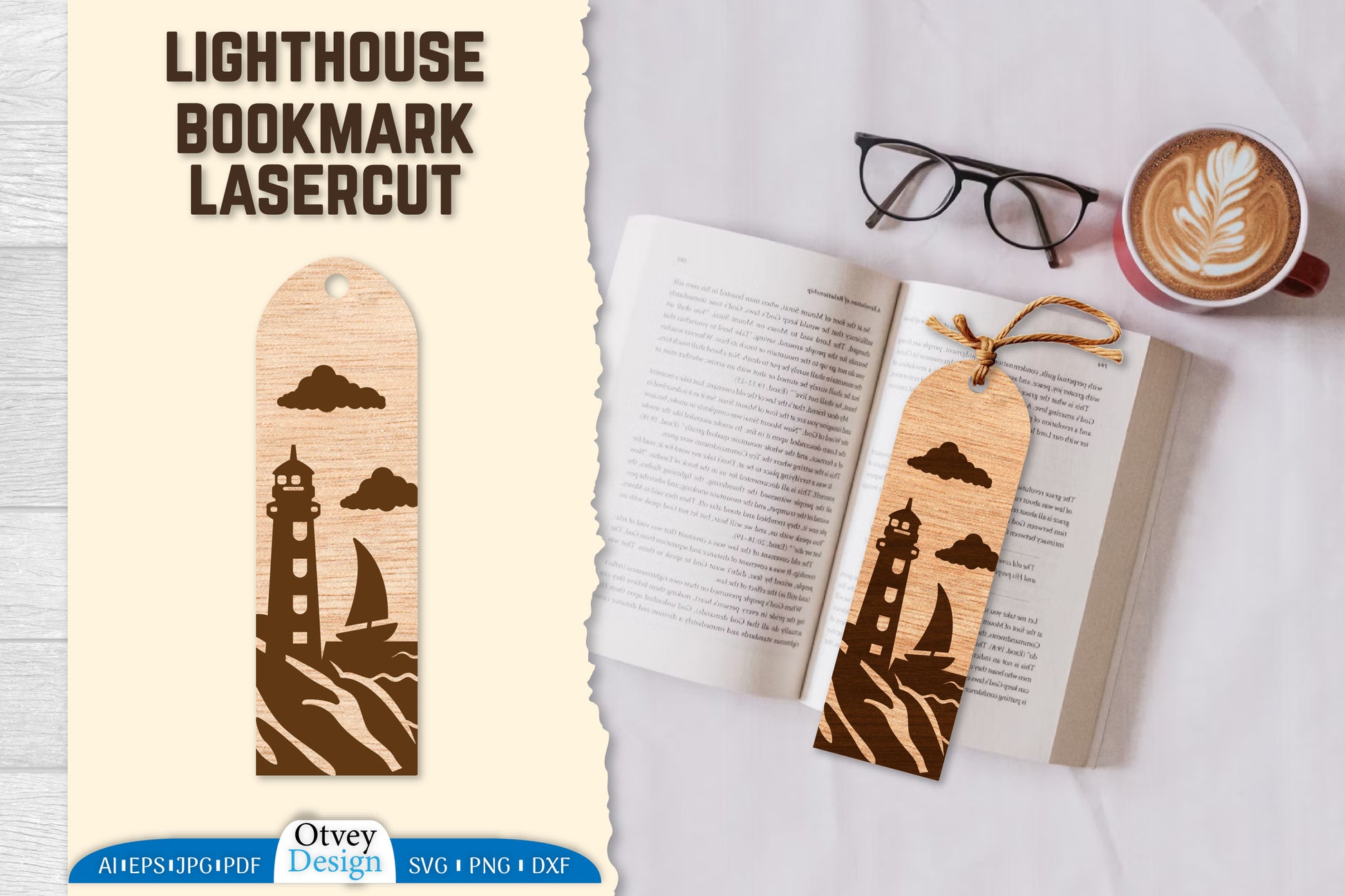 Lighthouse Bookmark SVG Bundle 12 - CraftNest - Digital Crafting and Art