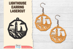 Lighthouse Earring Lasercut SVG Bundle 83 - CraftNest - Digital Crafting and Art
