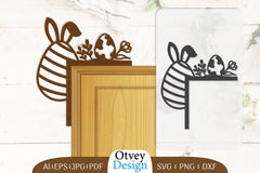 Door Corner Happy Easter Egg Lasercut SVG Bundle 9 - CraftNest - Digital Crafting and Art