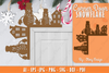 Snowman Door Corner Lasercut SVG Bundle