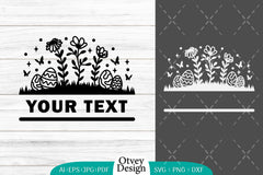 Easter Bunny Garden Scene SVG Bundle 16 - CraftNest - Digital Crafting and Art