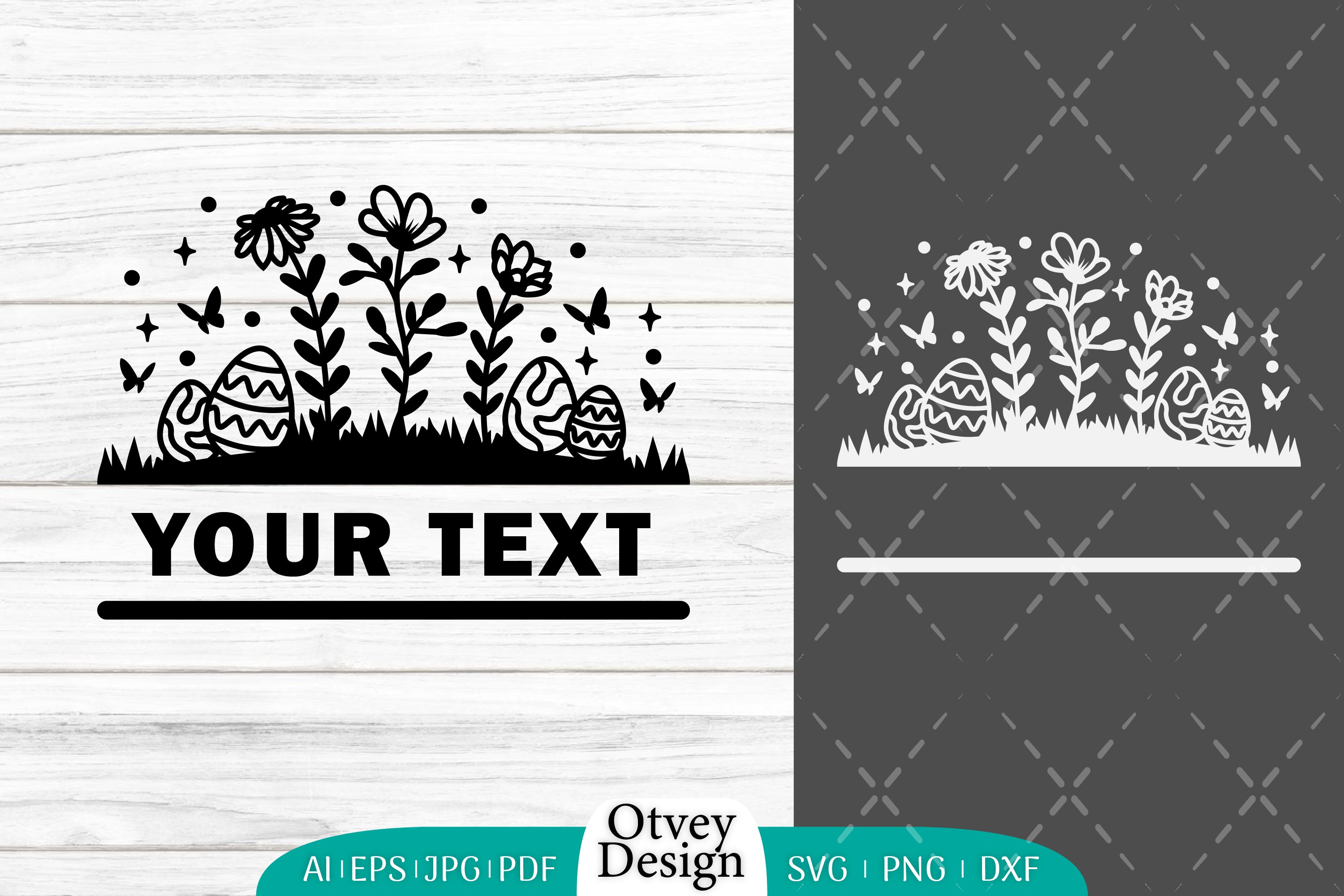 Easter Bunny Garden Scene SVG Bundle 16 - CraftNest - Digital Crafting and Art