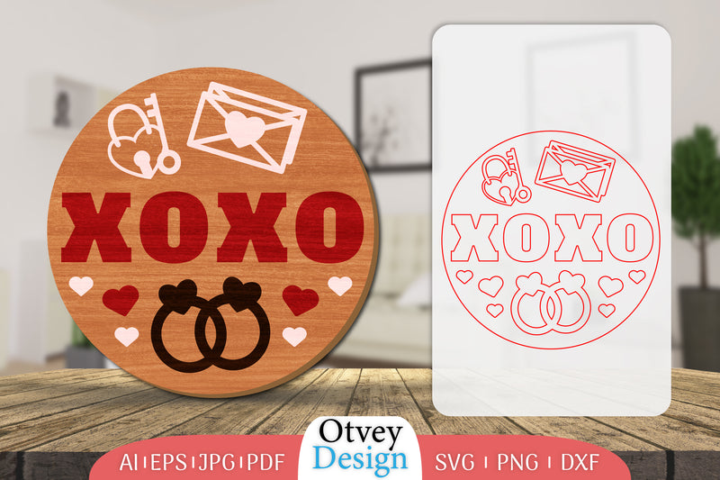 Valentine Door Welcome Sign SVG Bundle 4 - CraftNest - Digital Crafting and Art