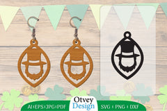 St Patrick's Day Earring Lasercut SVG Bundle 57 - CraftNest - Digital Crafting and Art