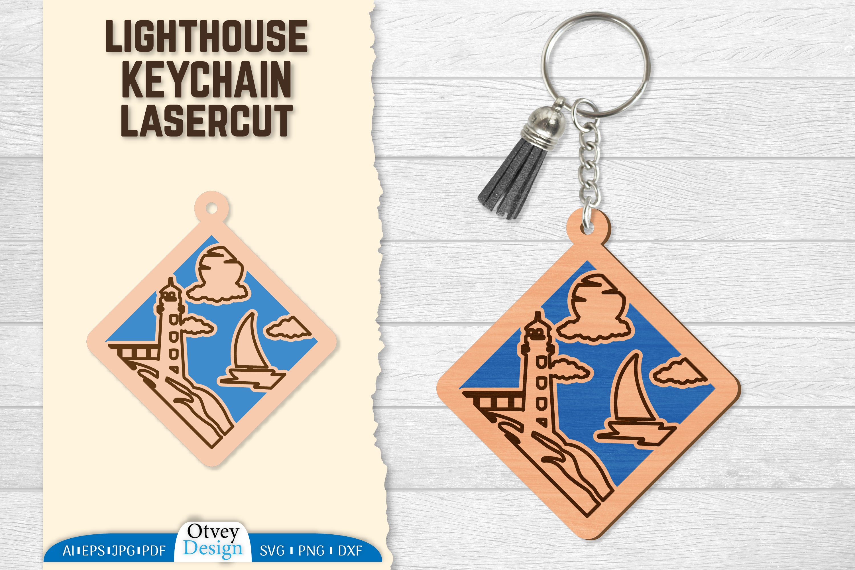 1989 Lighthouse Lasercut Ornament SVG Bundle - CraftNest - Digital Crafting and Art
