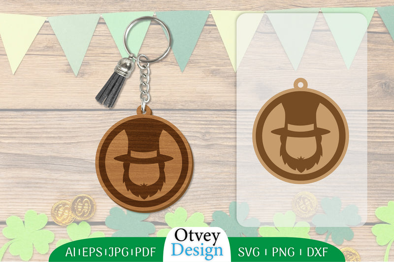 St Patrick's Day Keychain SVG Bundle 34 - CraftNest - Digital Crafting and Art