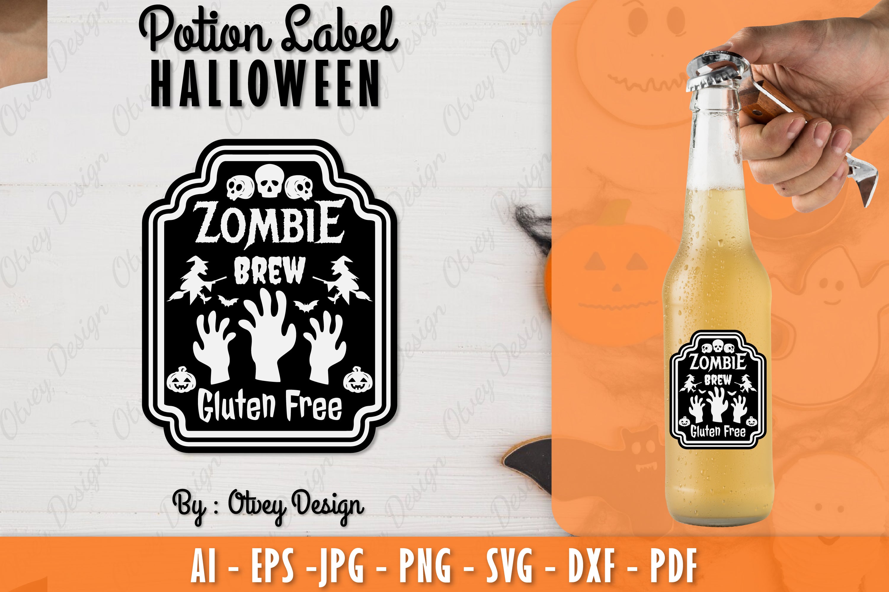 Halloween Potion Label SVG Bundle 40 - CraftNest - Digital Crafting and Art