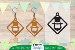 St Patrick's Day Earring Lasercut SVG Bundle 43 - CraftNest - Digital Crafting and Art