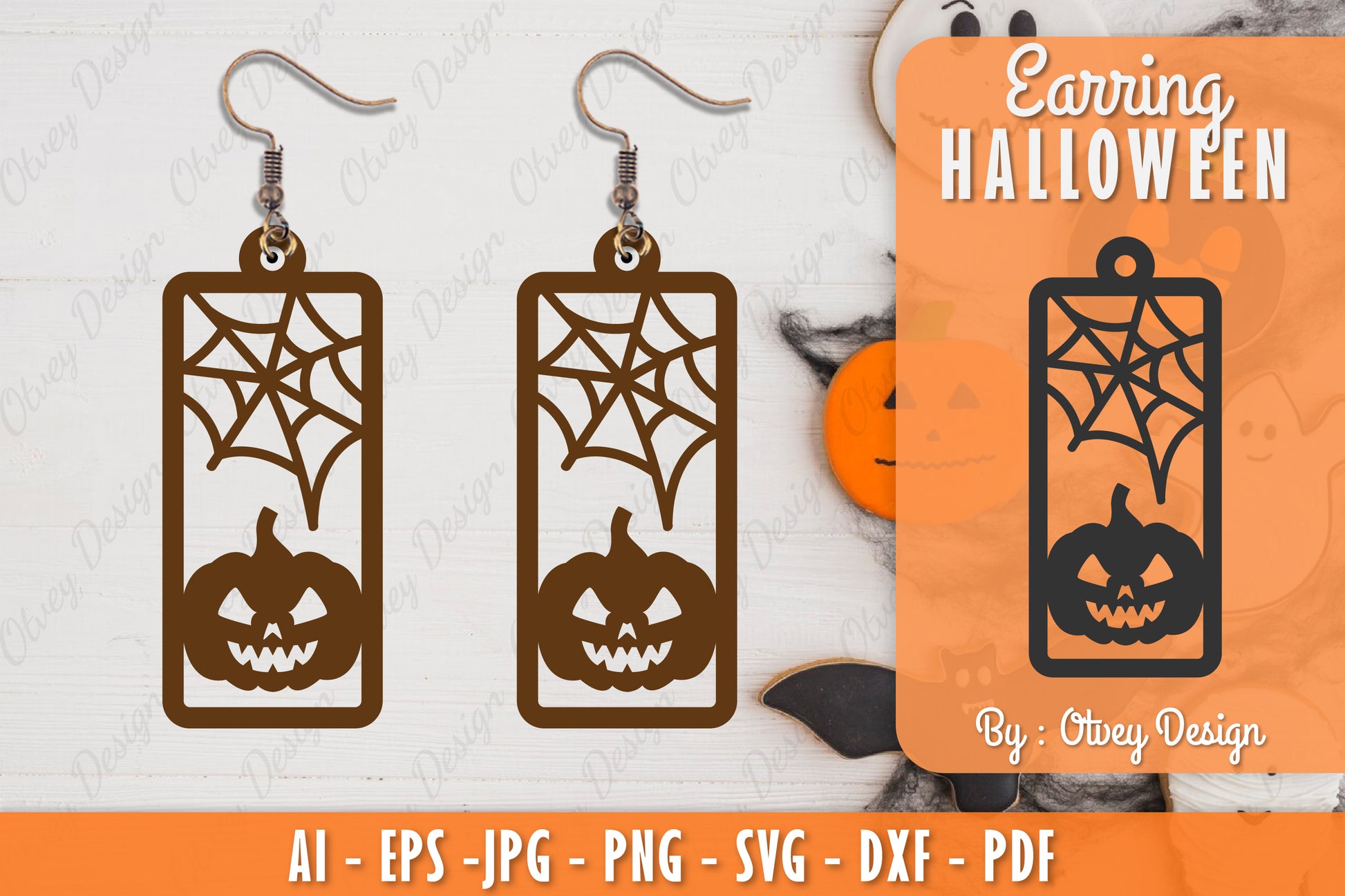Earring Halloween Lasercut SVG Bundle 60 - CraftNest - Digital Crafting and Art