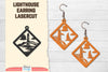 Lighthouse Earring Lasercut SVG Bundle