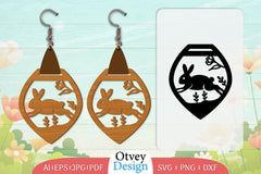 Earring Rabbit Lasercut SVG Bundle 54 - CraftNest - Digital Crafting and Art