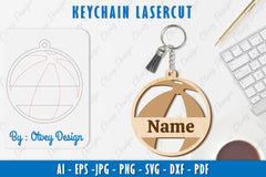 Ball Keychain SVG Bundle 19 - CraftNest - Digital Crafting and Art