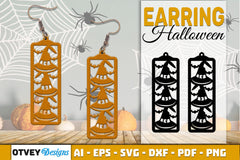 Earring Halloween Lasercut SVG Bundle1211 - CraftNest - Digital Crafting and Art