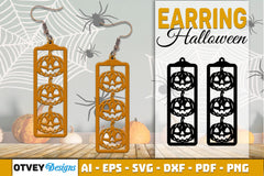 Earring Halloween Lasercut SVG Bundle26 - CraftNest - Digital Crafting and Art
