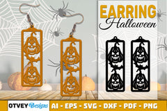 Earring Halloween Lasercut SVG Bundle211 - CraftNest - Digital Crafting and Art