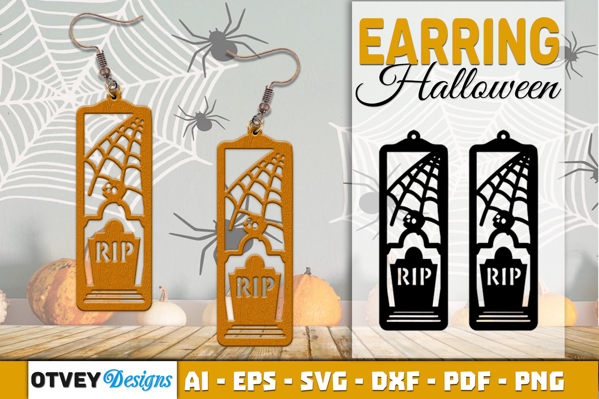 Earring Halloween Lasercut SVG Bundle126 - CraftNest - Digital Crafting and Art