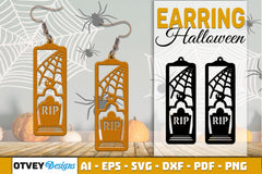 Earring Halloween Lasercut SVG Bundle126 - CraftNest - Digital Crafting and Art