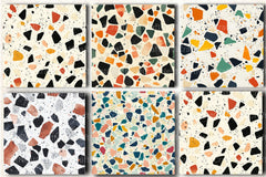 Terrazzo Seamless Patterns Digital Paper - CraftNest - Digital Crafting and Art