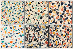 Terrazzo Seamless Patterns Digital Paper - CraftNest - Digital Crafting and Art