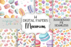 Colorful Macaron Seamless Digital Paper