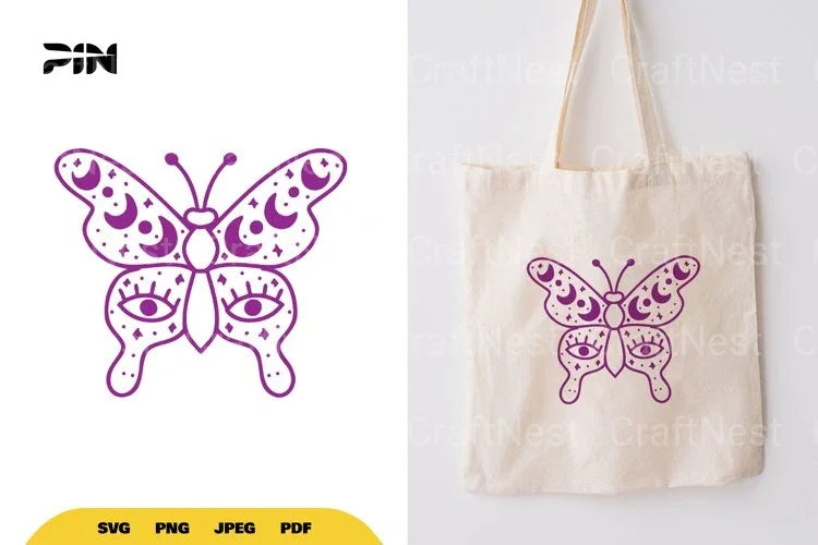 Magical Celestial Butterfly SVG Bundle - CraftNest - Digital Crafting and Art