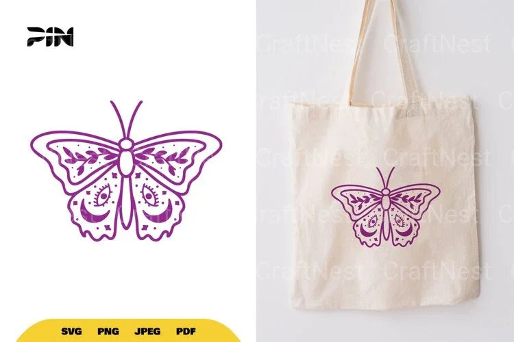 Magical Celestial Butterfly SVG Bundle - CraftNest - Digital Crafting and Art