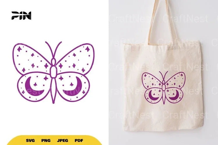 Magical Celestial Butterfly SVG Bundle - CraftNest - Digital Crafting and Art