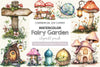 Magical Fairy Garden Clipart Bundle