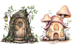 Magical Fairy Garden Clipart Bundle - CraftNest - Digital Crafting and Art
