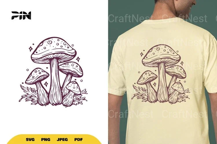 Magical Mushroom SVG Bundle - CraftNest - Digital Crafting and Art